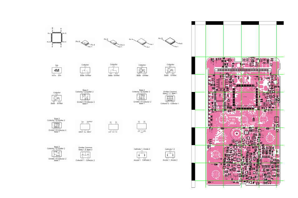 Parts layout (side a), Main unit | Vertex Standard Yaesu VX-2R User Manual | Page 19 / 44