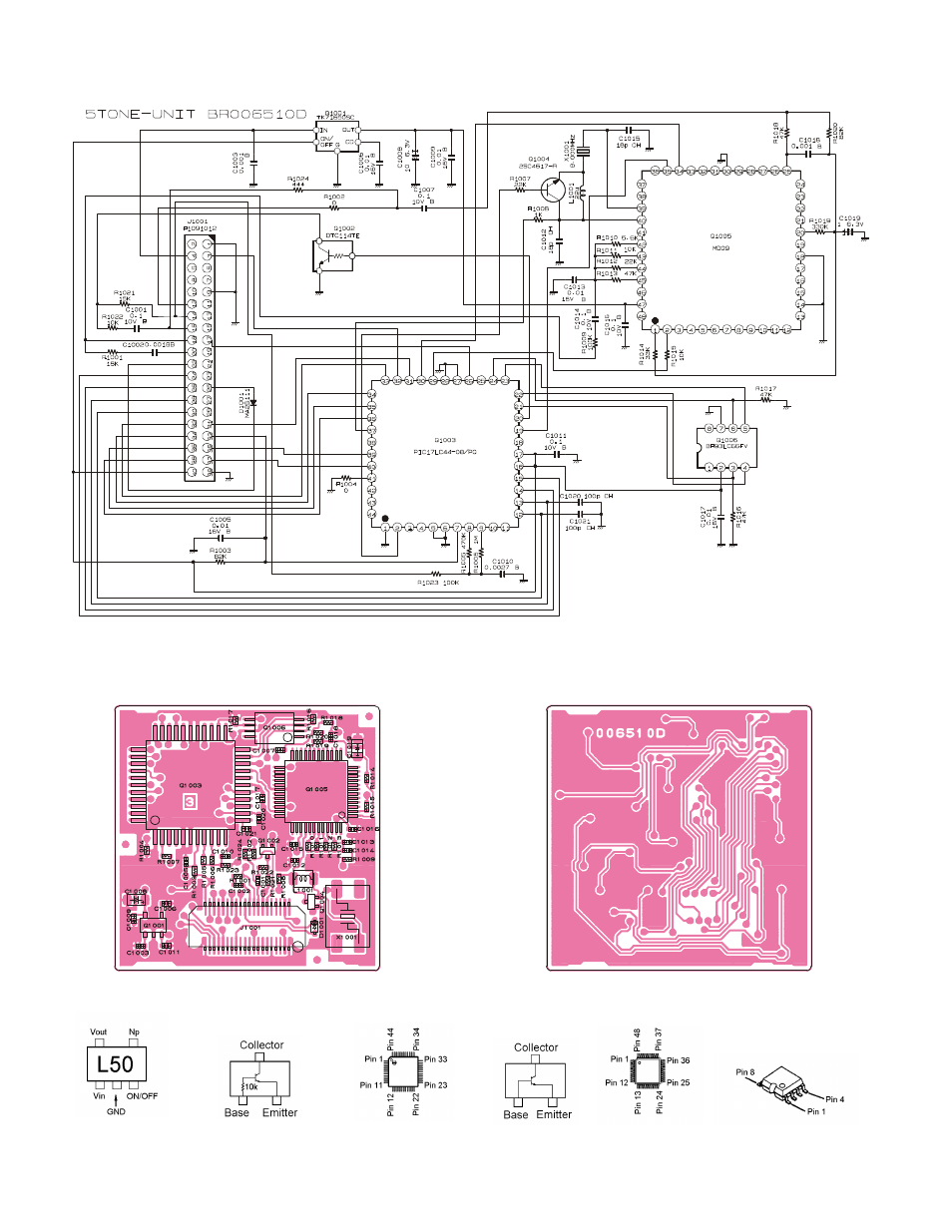 F5d-14 5-tone unit, Circuit diagram, Parts layout | Circuit diagram parts layout side b side a | Vertex Standard VX-900 User Manual | Page 64 / 66