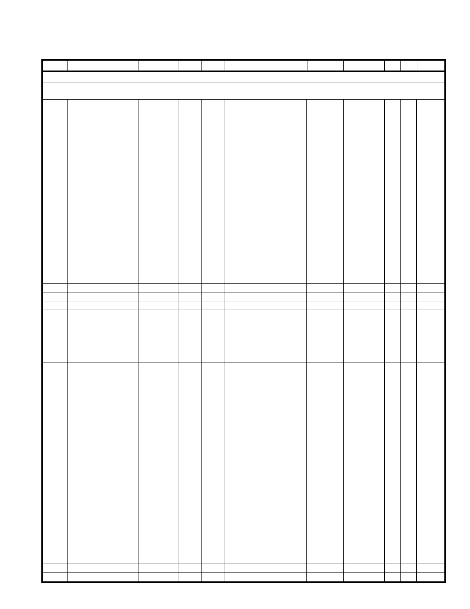 Parts list, C 1xxx, D 1xxx | J 1xxx, L 1xxx, Q 1xxx, R 1xxx, X 1xxx, F5d-14 5-tone unit | Vertex Standard VX-900 User Manual | Page 65 / 66