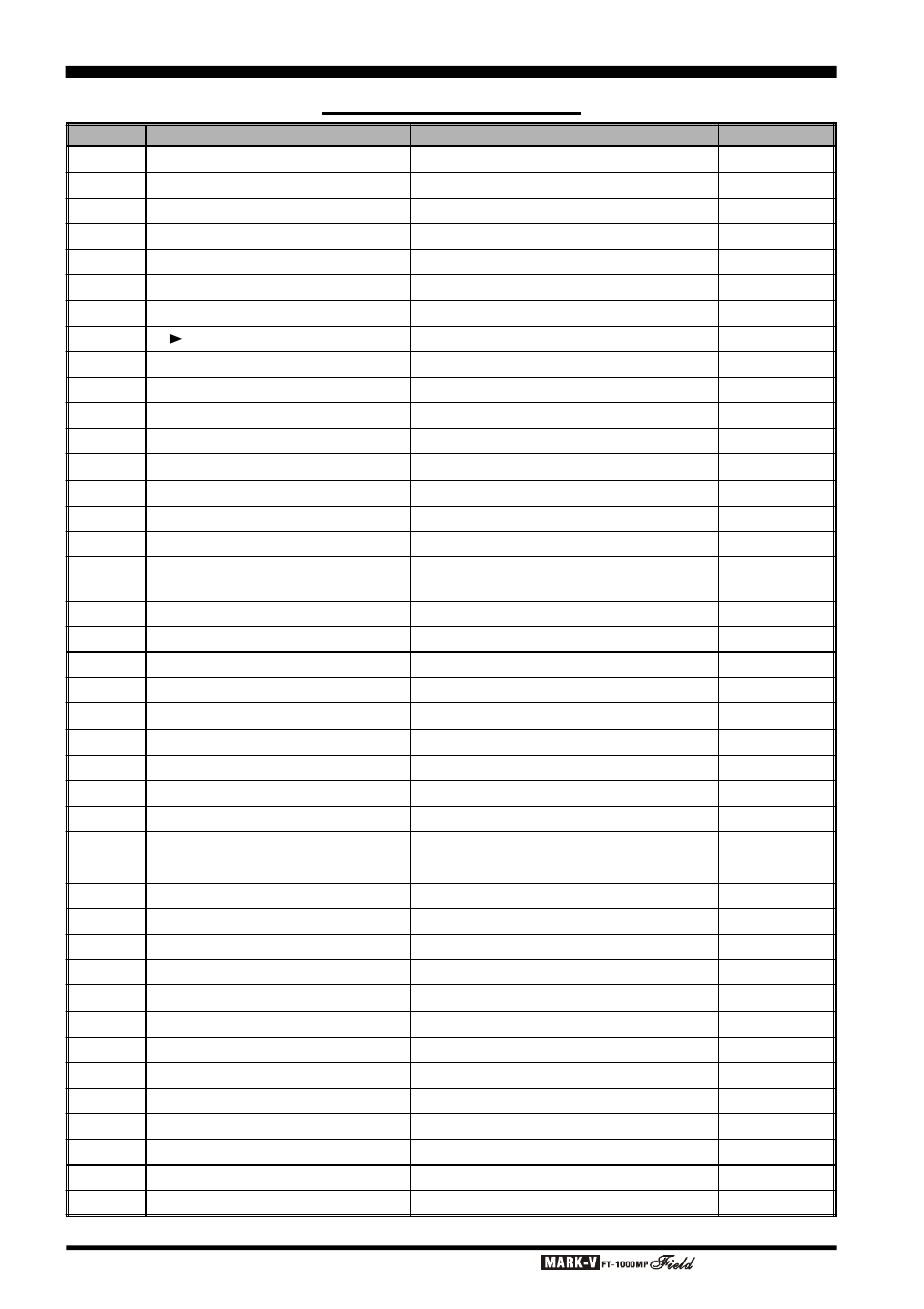 Menu selection and settings | Vertex Standard FT-1000MP User Manual | Page 110 / 120