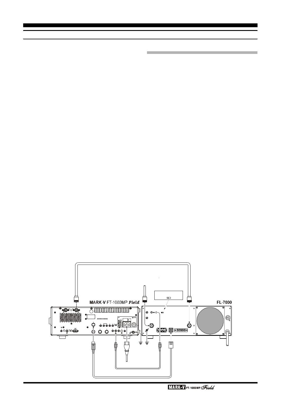 Qsk a, Fl-2100, Ccessory | Nstallation, Page 12 o, Inear, Mplifier, Nterfacing, Peration, With | Vertex Standard FT-1000MP User Manual | Page 14 / 120