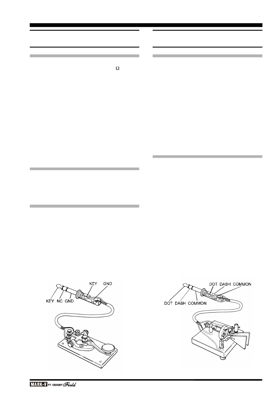 Cw k | Vertex Standard FT-1000MP User Manual | Page 21 / 120