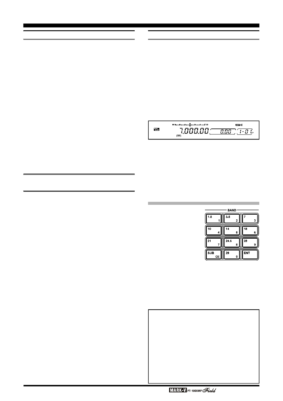 Mark-v ft-1000mp f, Peration | Vertex Standard FT-1000MP User Manual | Page 38 / 120