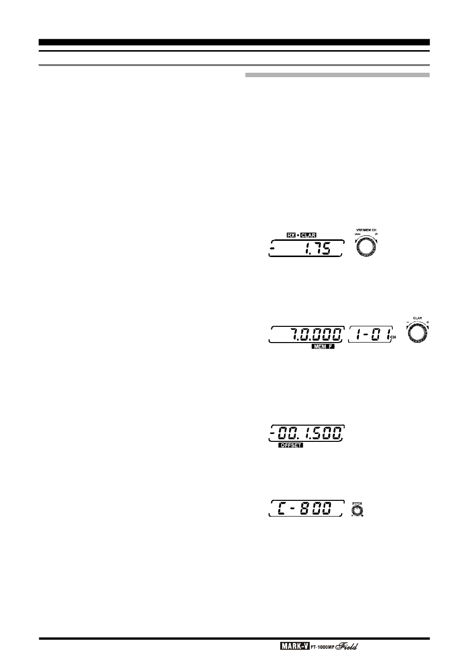 Peration | Vertex Standard FT-1000MP User Manual | Page 52 / 120