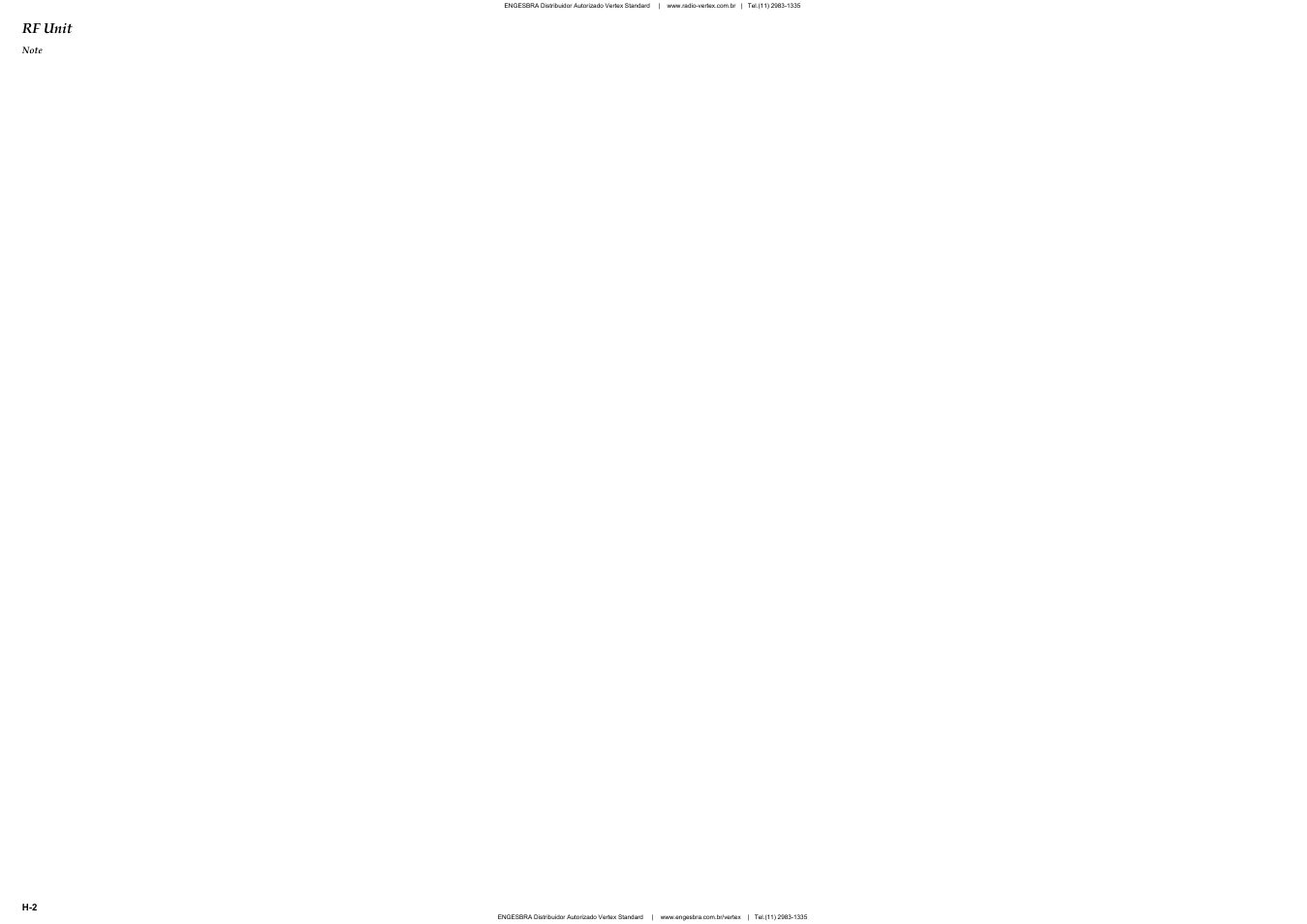 Rf unit | Vertex Standard VX-4200 User Manual | Page 16 / 48