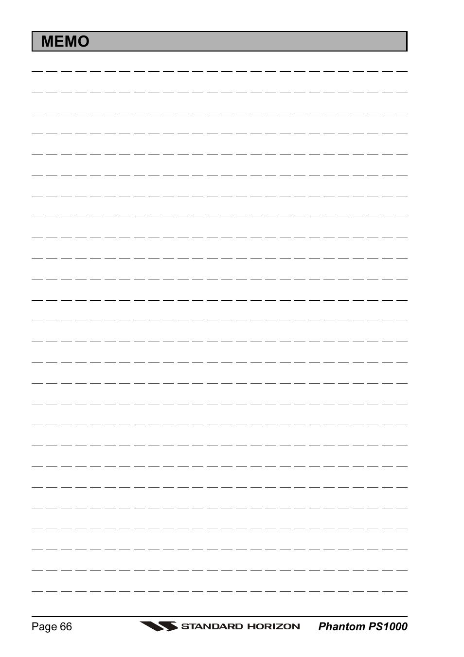 Vertex Standard PS1000 User Manual | Page 66 / 68