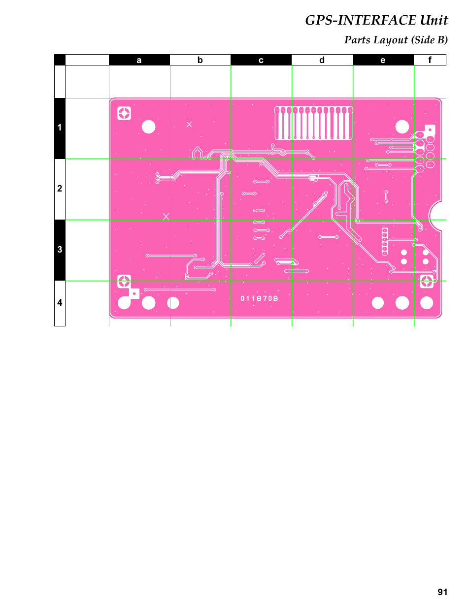 Parts layout (side b), Gps-interface unit | Vertex Standard TRANSCEIVER VX-1700 User Manual | Page 91 / 102