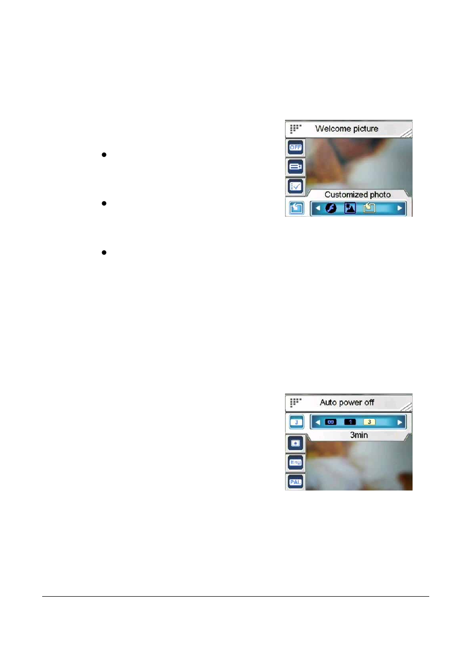 5 auto power off, 6 lcd brightness | VuPoint Solutions VuPoint DV-DA1-VP User Manual | Page 24 / 73
