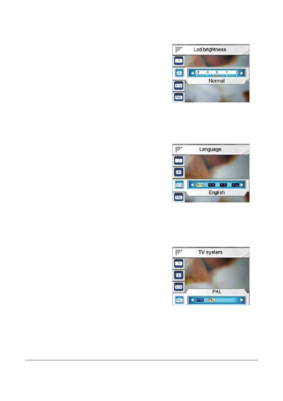 7 language, 8 tv system | VuPoint Solutions VuPoint DV-DA1-VP User Manual | Page 25 / 73