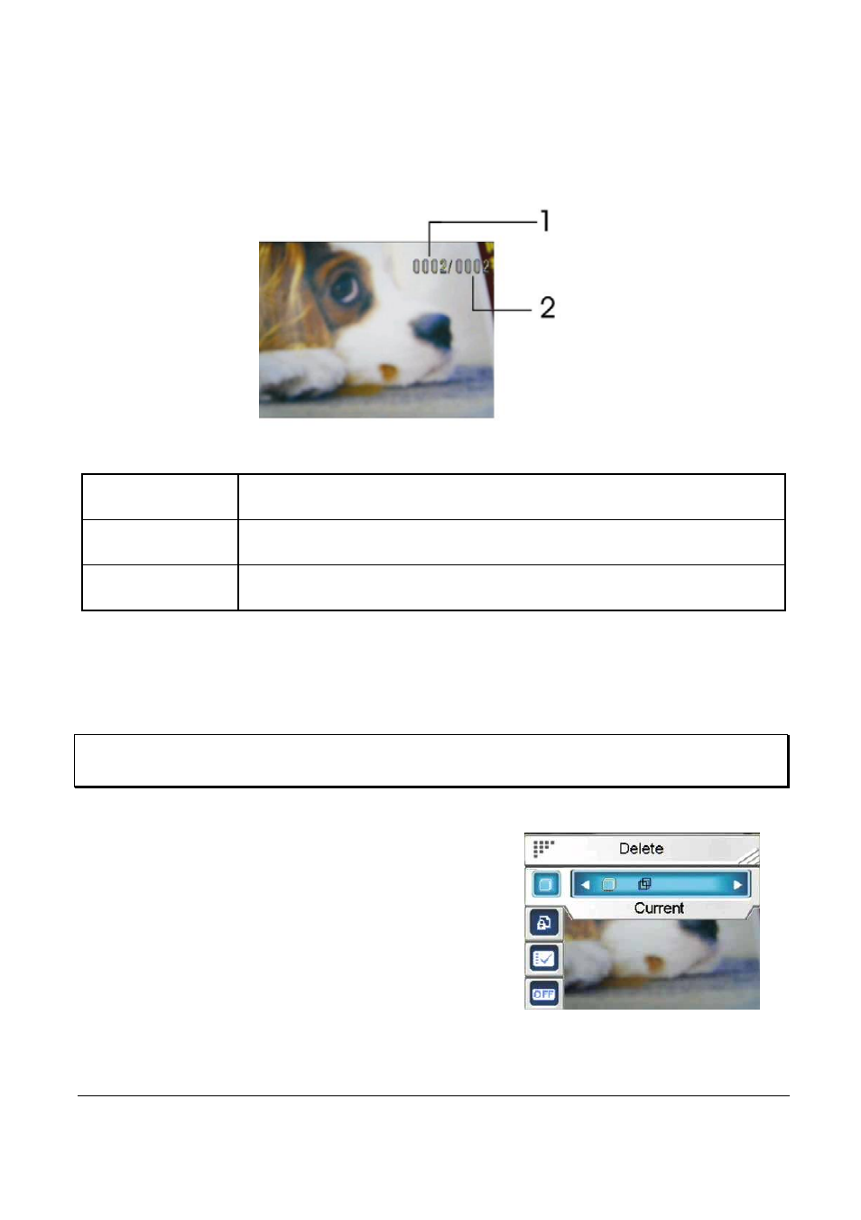2 photo play icons, 3 photo playback menu | VuPoint Solutions VuPoint DV-DA1-VP User Manual | Page 44 / 73
