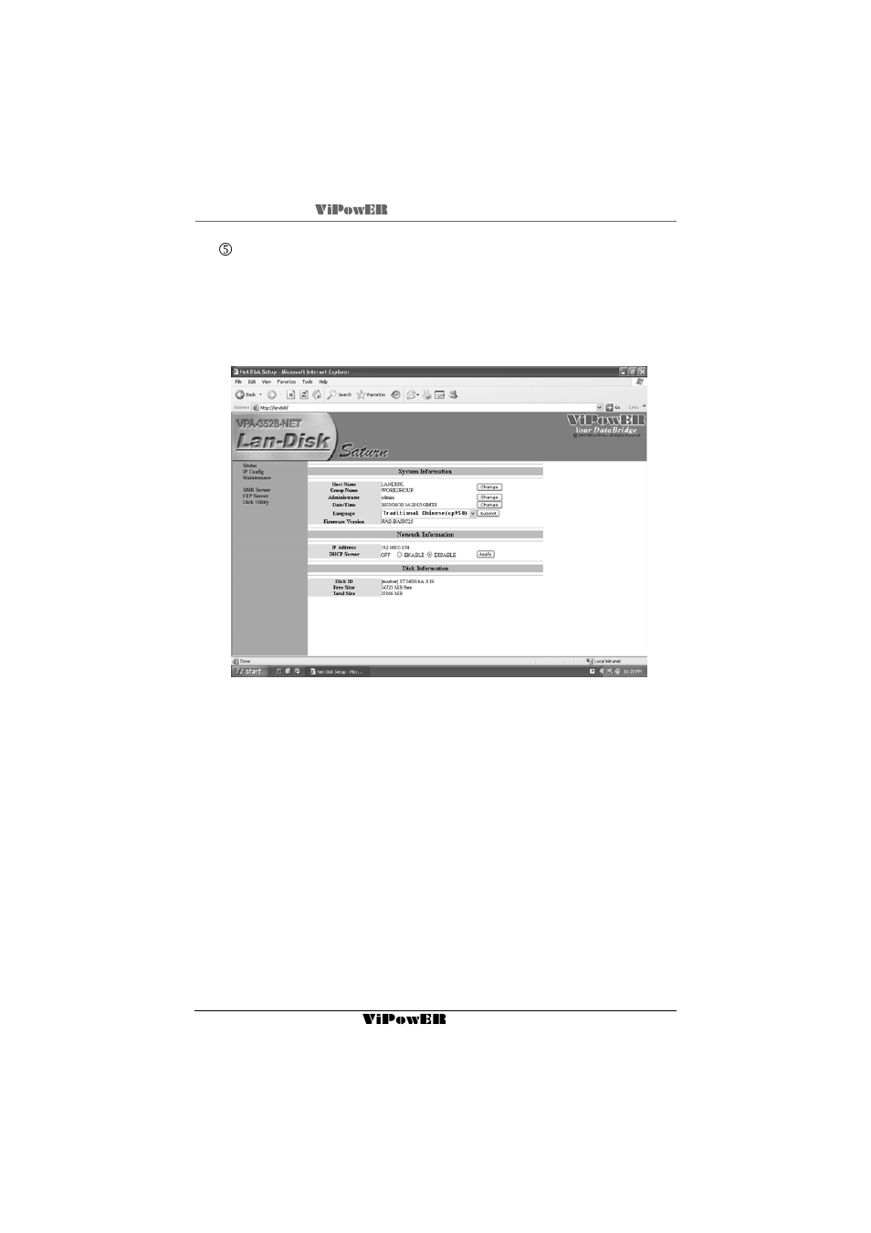 VIPowER VPA-3528Net User Manual | Page 18 / 41