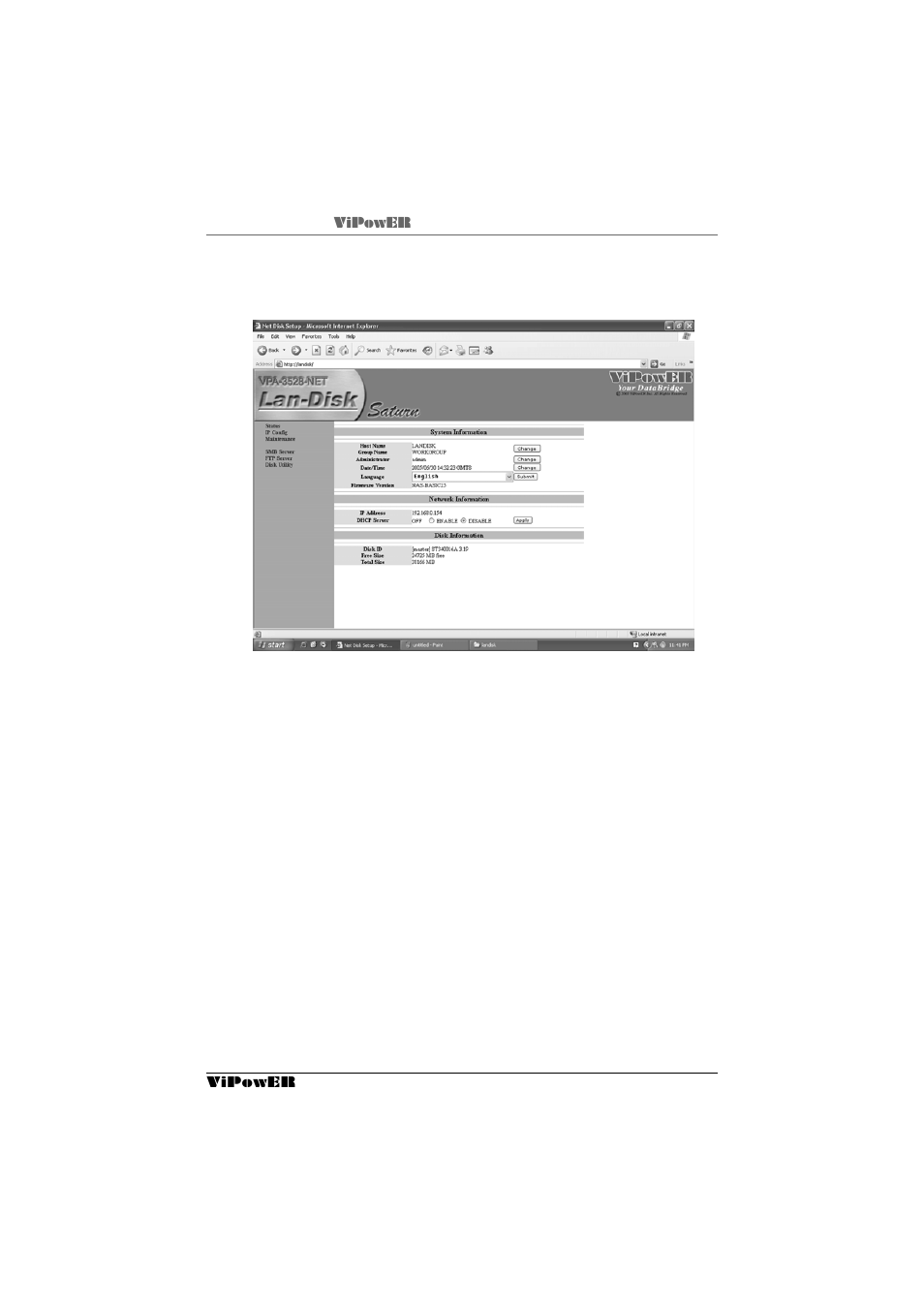 VIPowER VPA-3528Net User Manual | Page 23 / 41