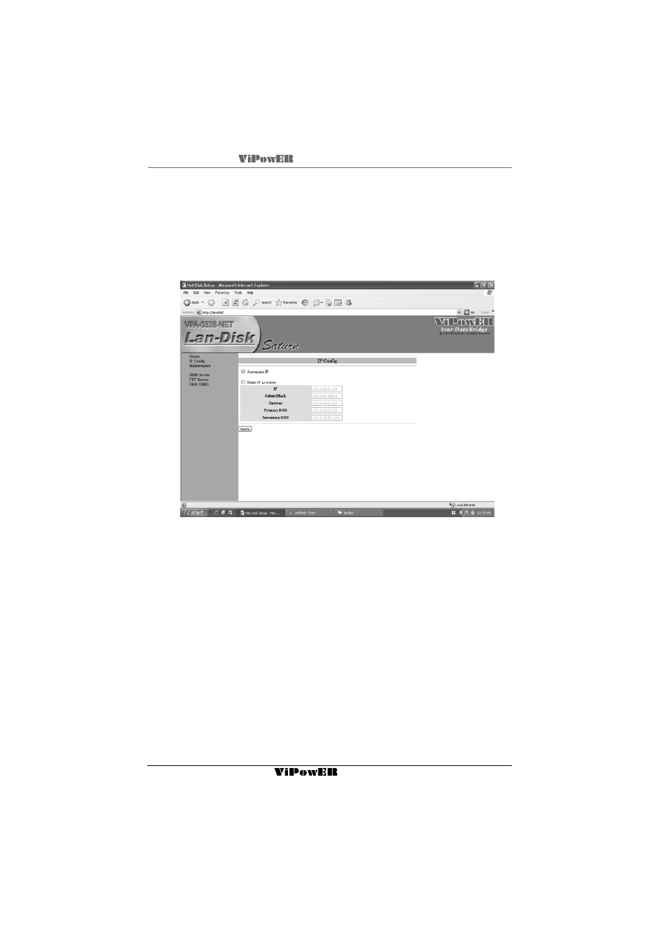 VIPowER VPA-3528Net User Manual | Page 26 / 41