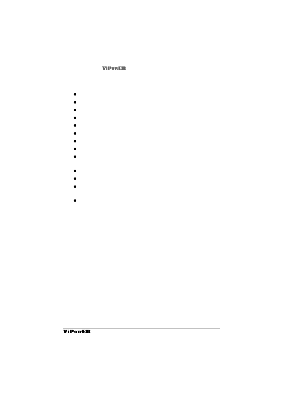 Features | VIPowER VPA-3528Net User Manual | Page 5 / 41