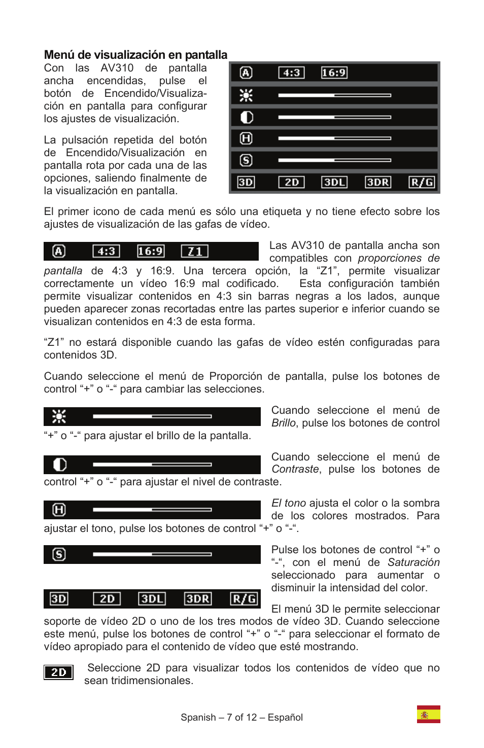 Vuzix IWEAR AV310 User Manual | Page 45 / 76