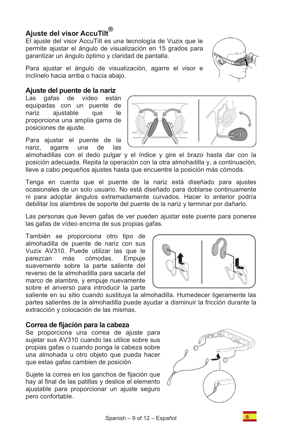Vuzix IWEAR AV310 User Manual | Page 47 / 76