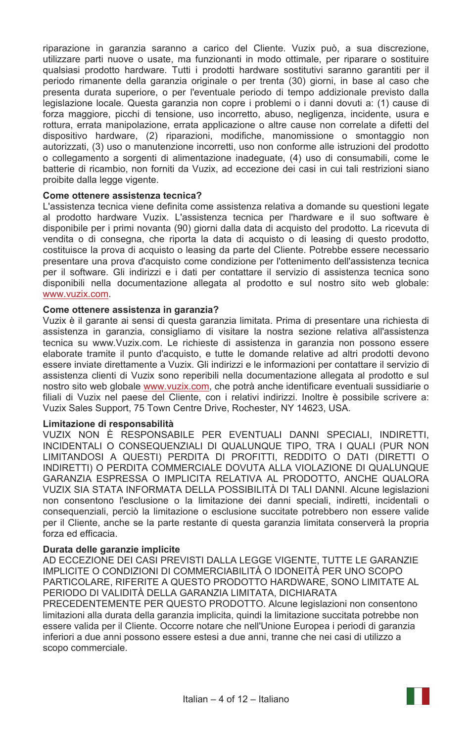 Vuzix IWEAR AV310 User Manual | Page 54 / 76