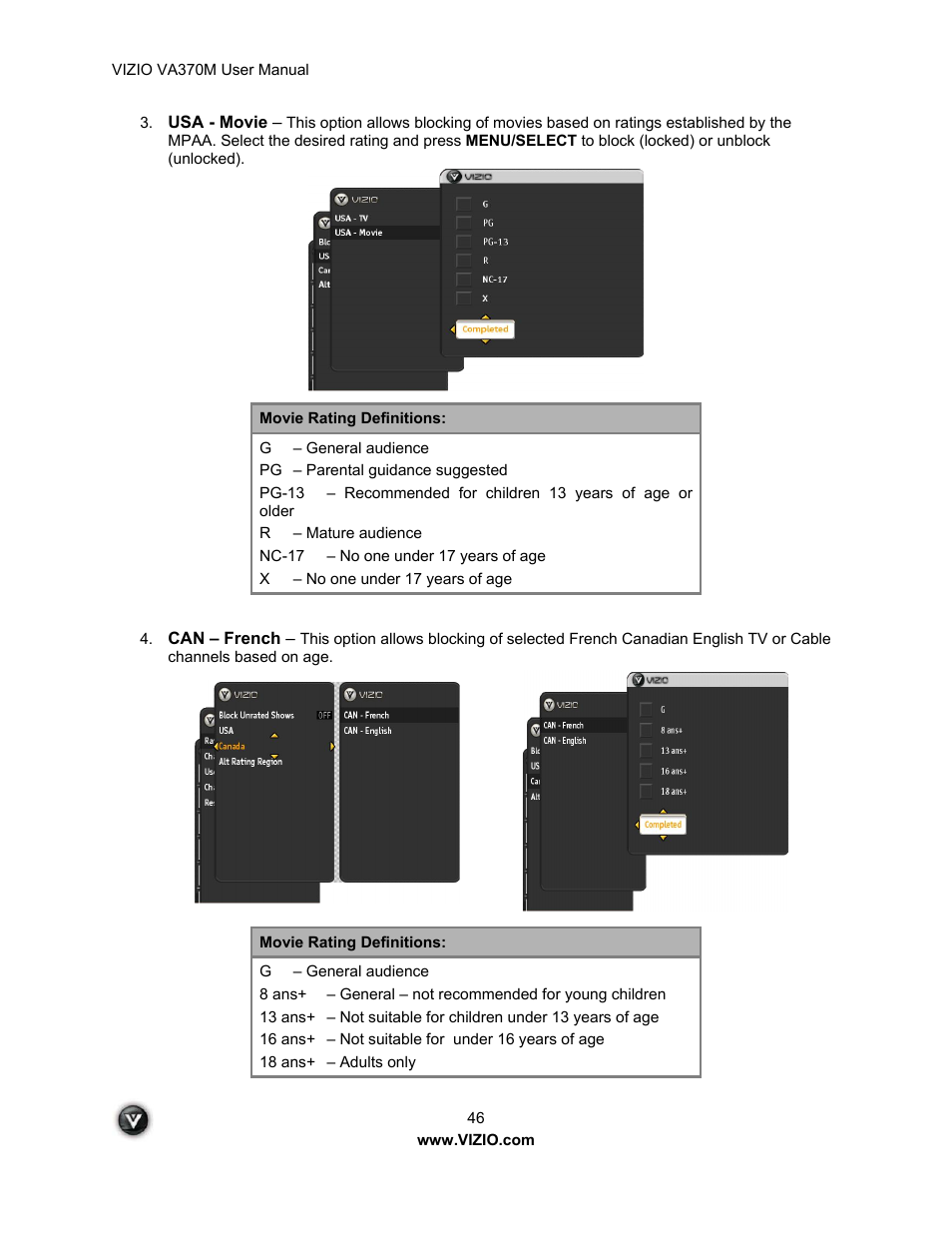 Vuzix VA370M User Manual | Page 46 / 61