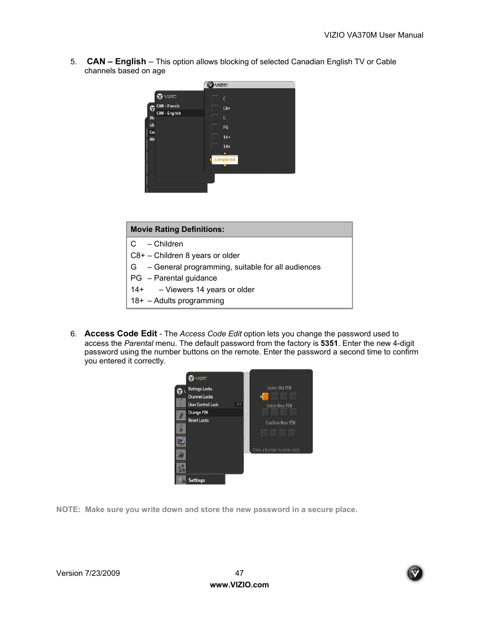 Vuzix VA370M User Manual | Page 47 / 61