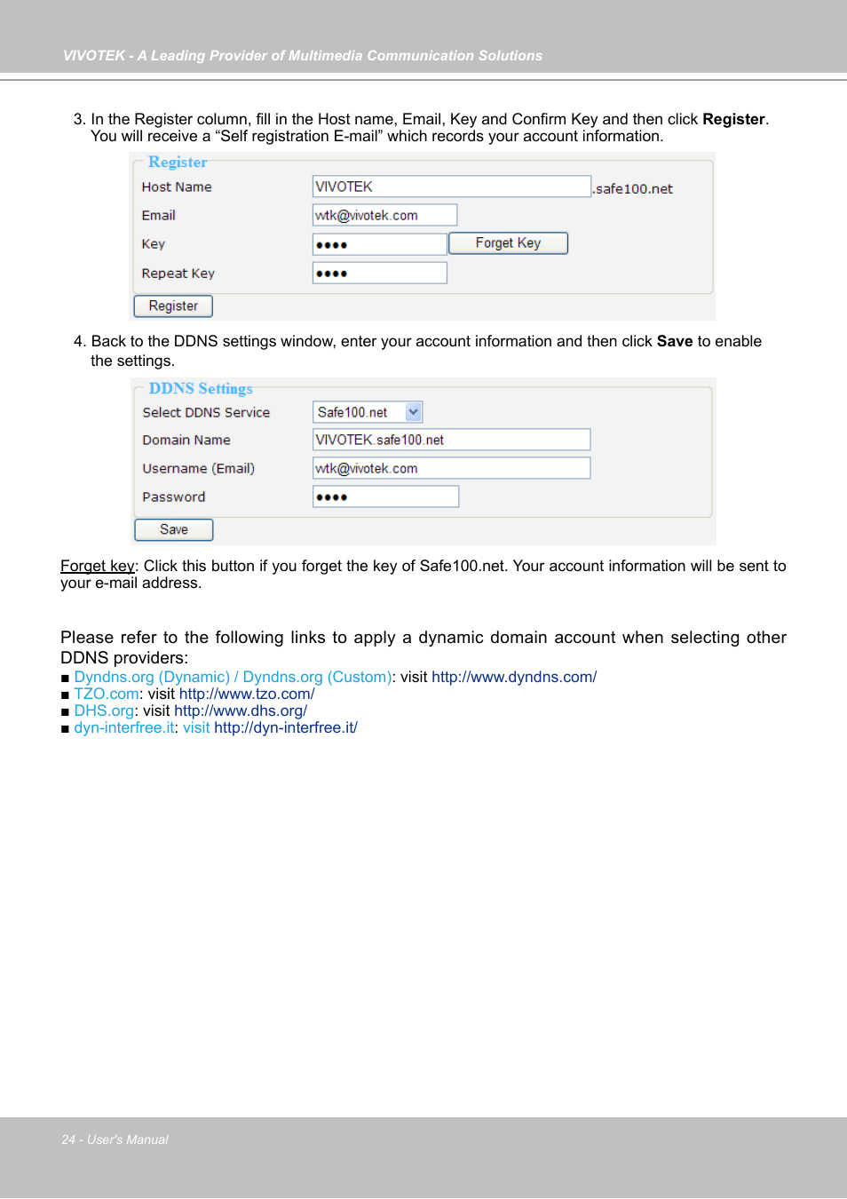 Vivotek NR7401 User Manual | Page 24 / 51