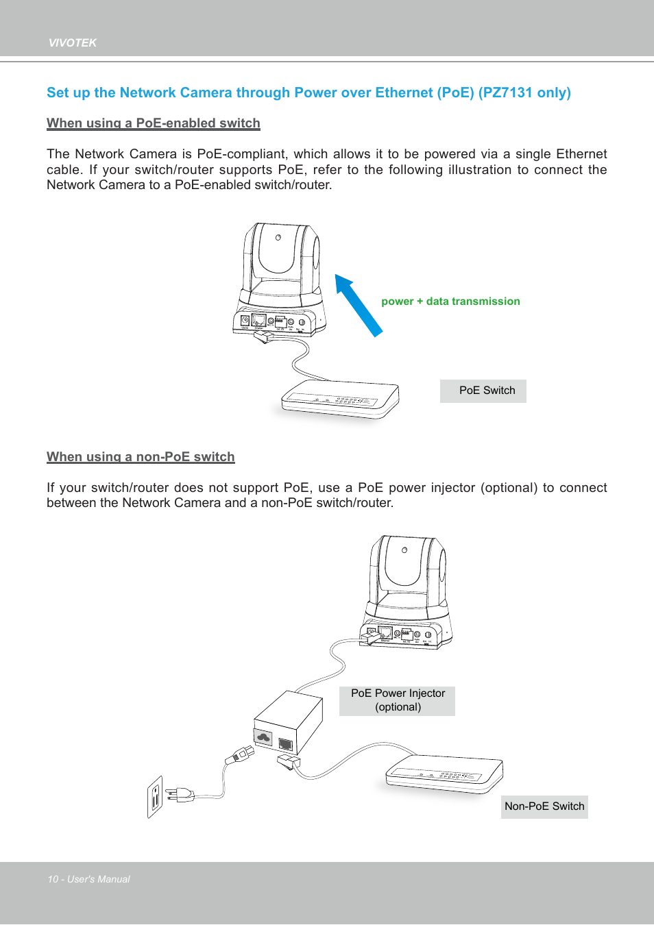 Vivotek PZ7132 User Manual | Page 10 / 130