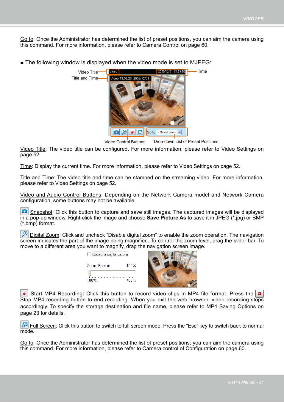 Vivotek PZ7132 User Manual | Page 21 / 130