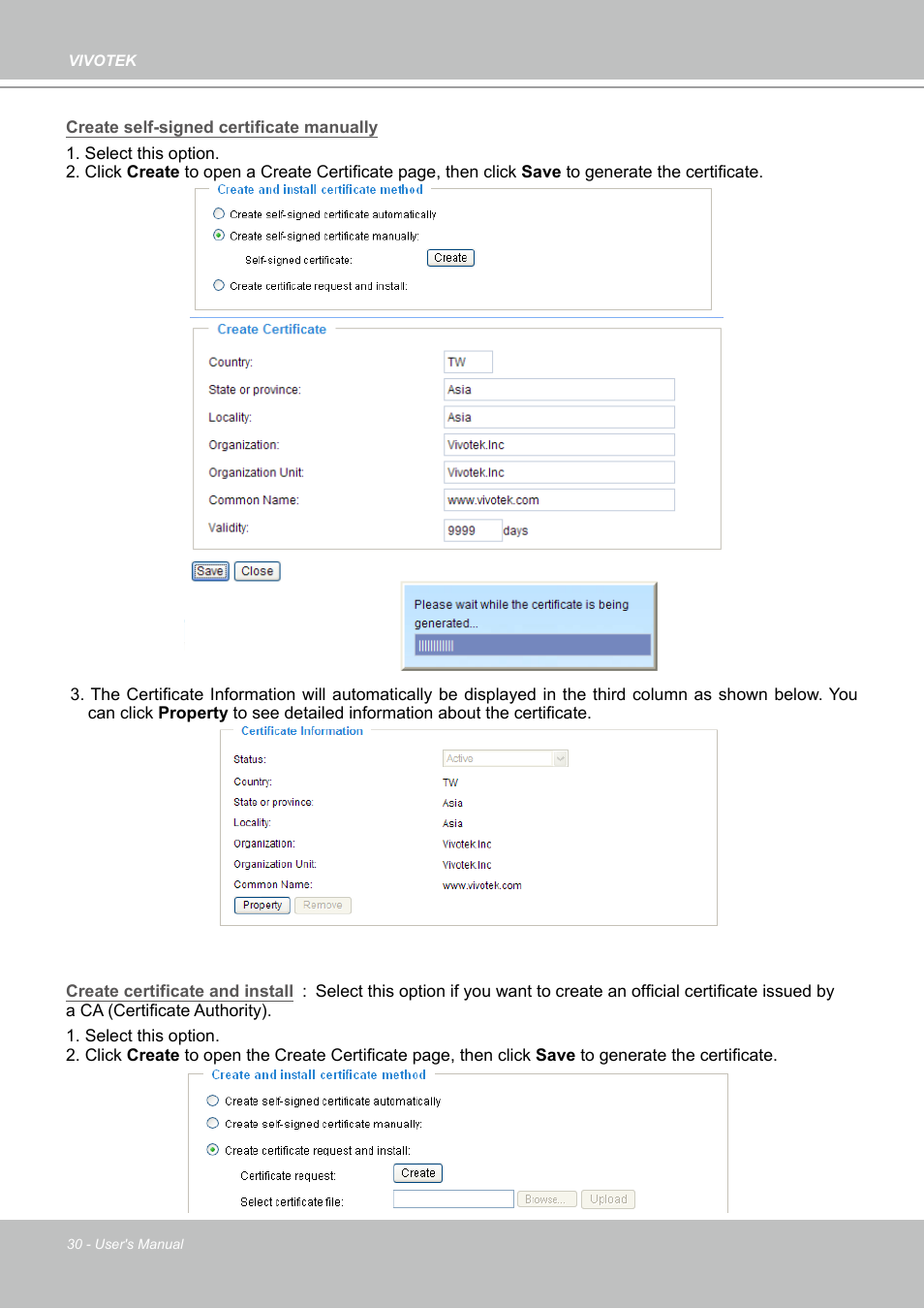 Vivotek PZ7132 User Manual | Page 30 / 130