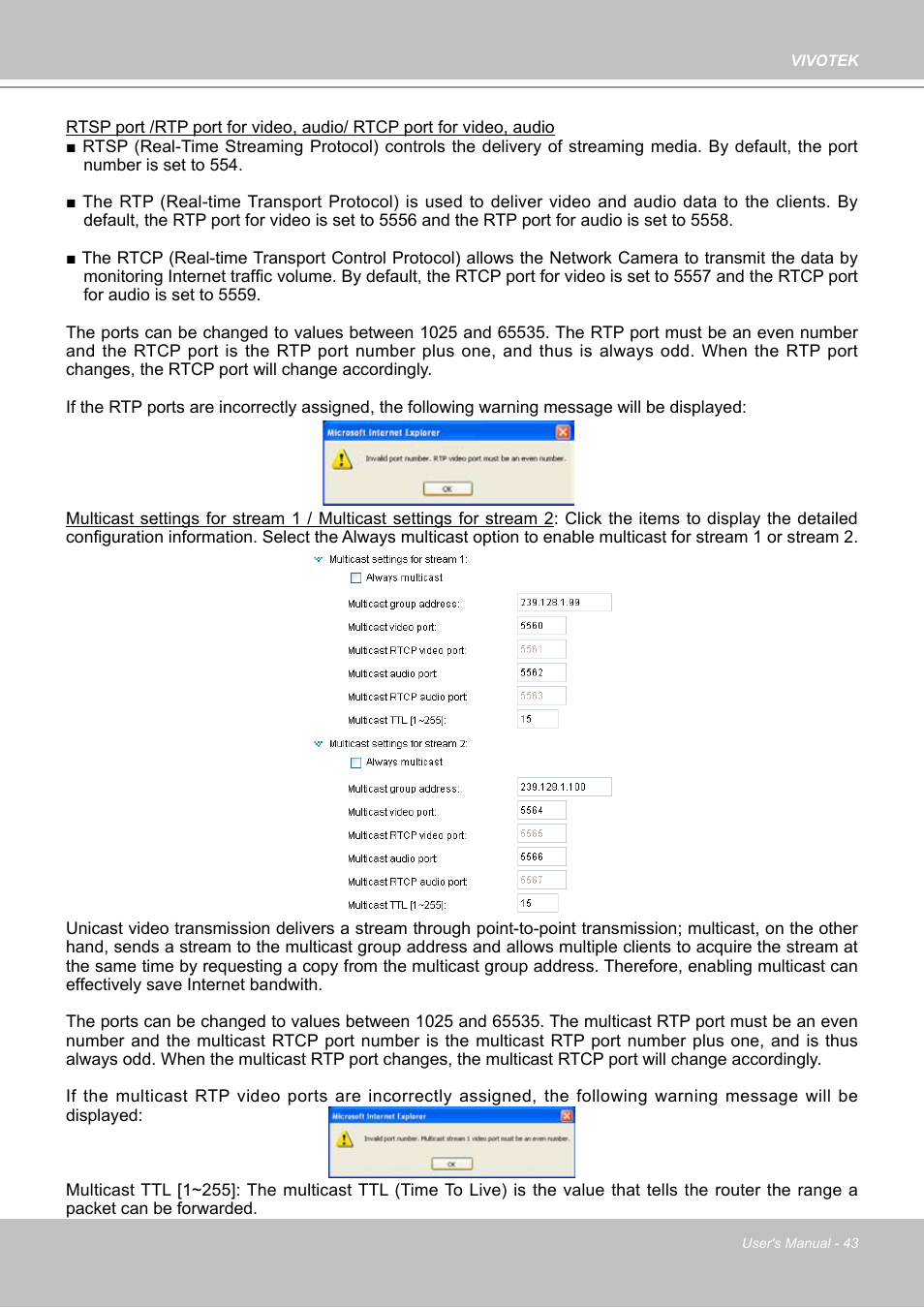 Vivotek PZ7132 User Manual | Page 43 / 130