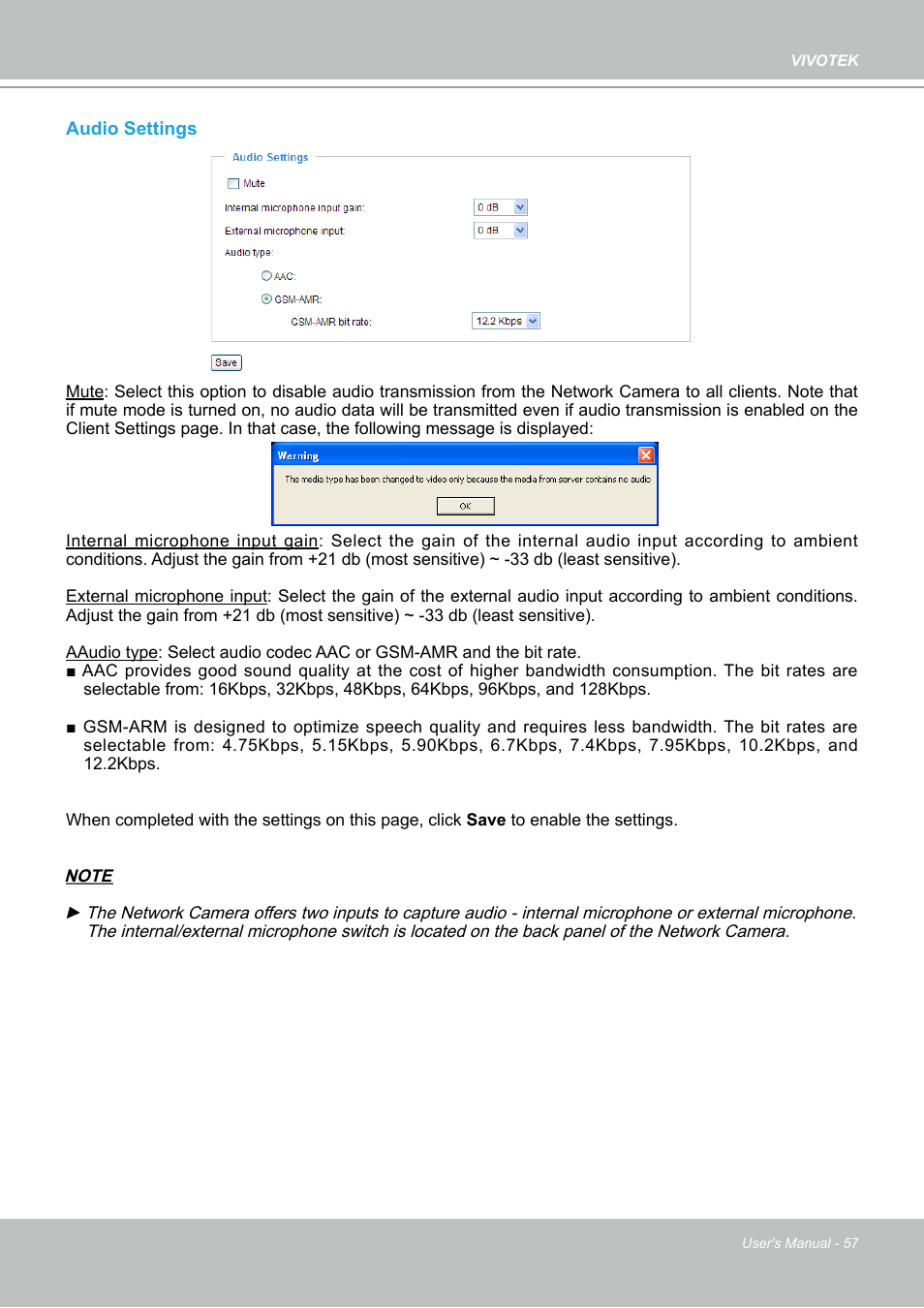 Vivotek PZ7132 User Manual | Page 57 / 130