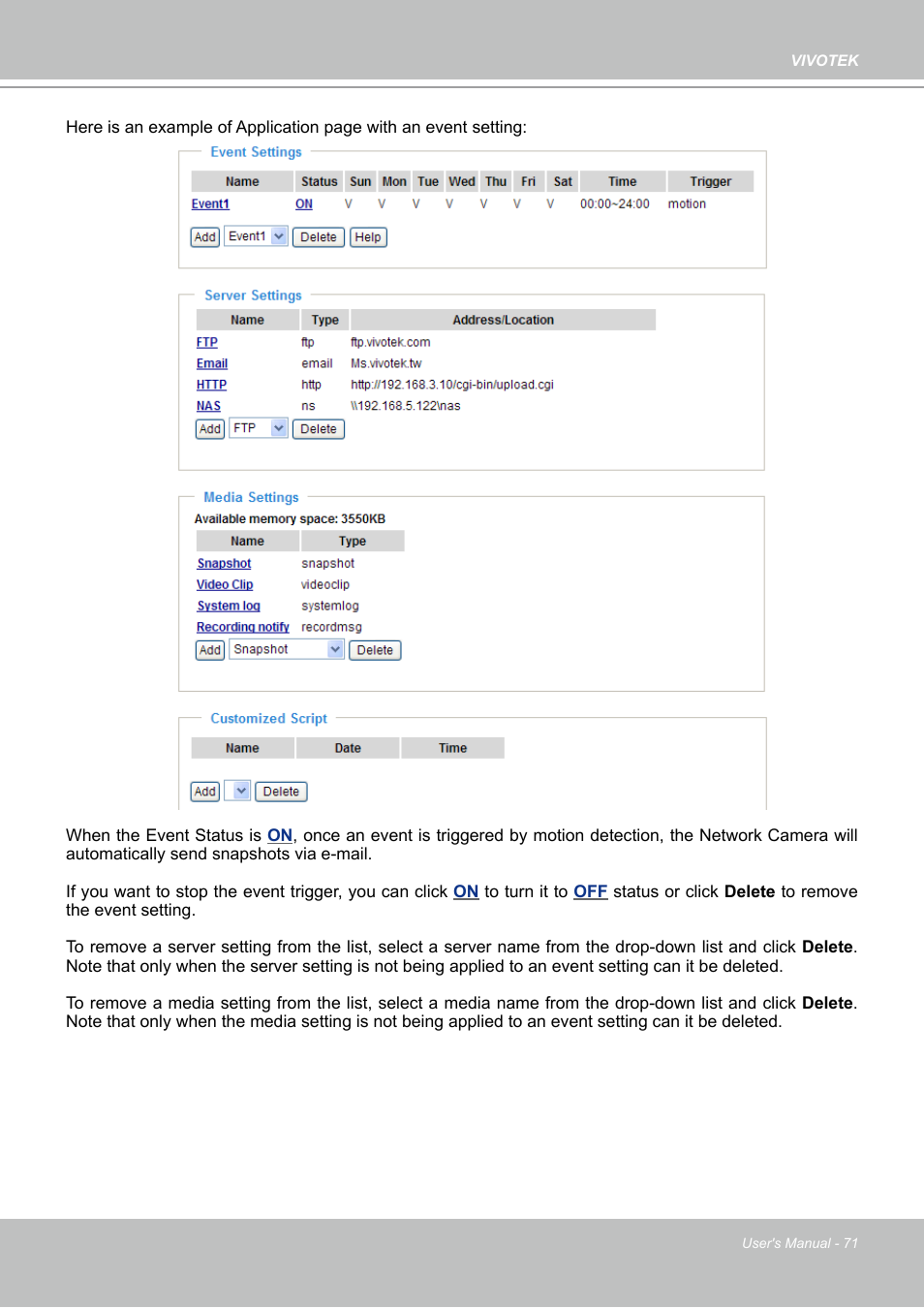 Vivotek PZ7132 User Manual | Page 71 / 130