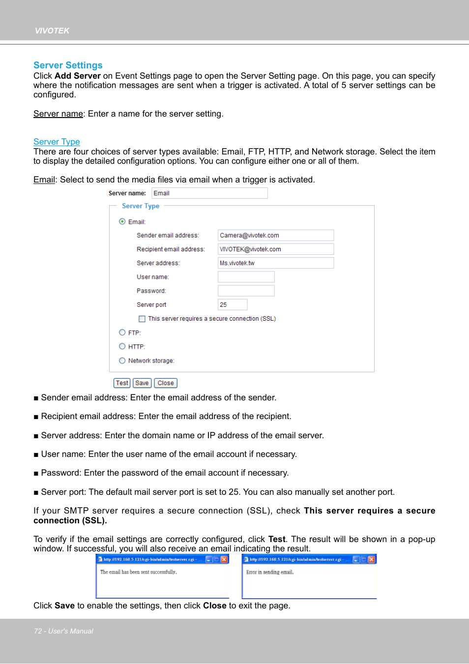 Vivotek PZ7132 User Manual | Page 72 / 130