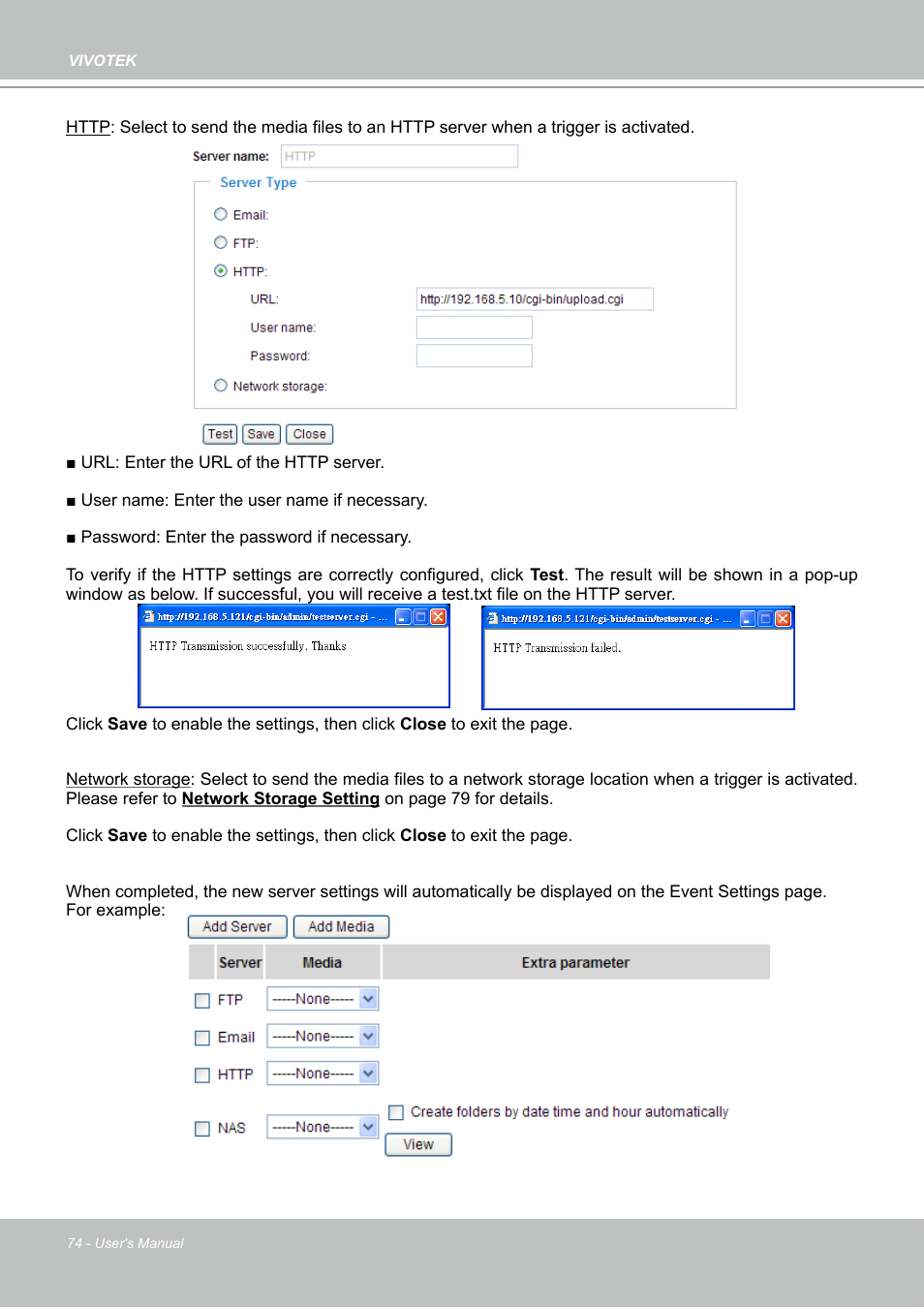 Vivotek PZ7132 User Manual | Page 74 / 130