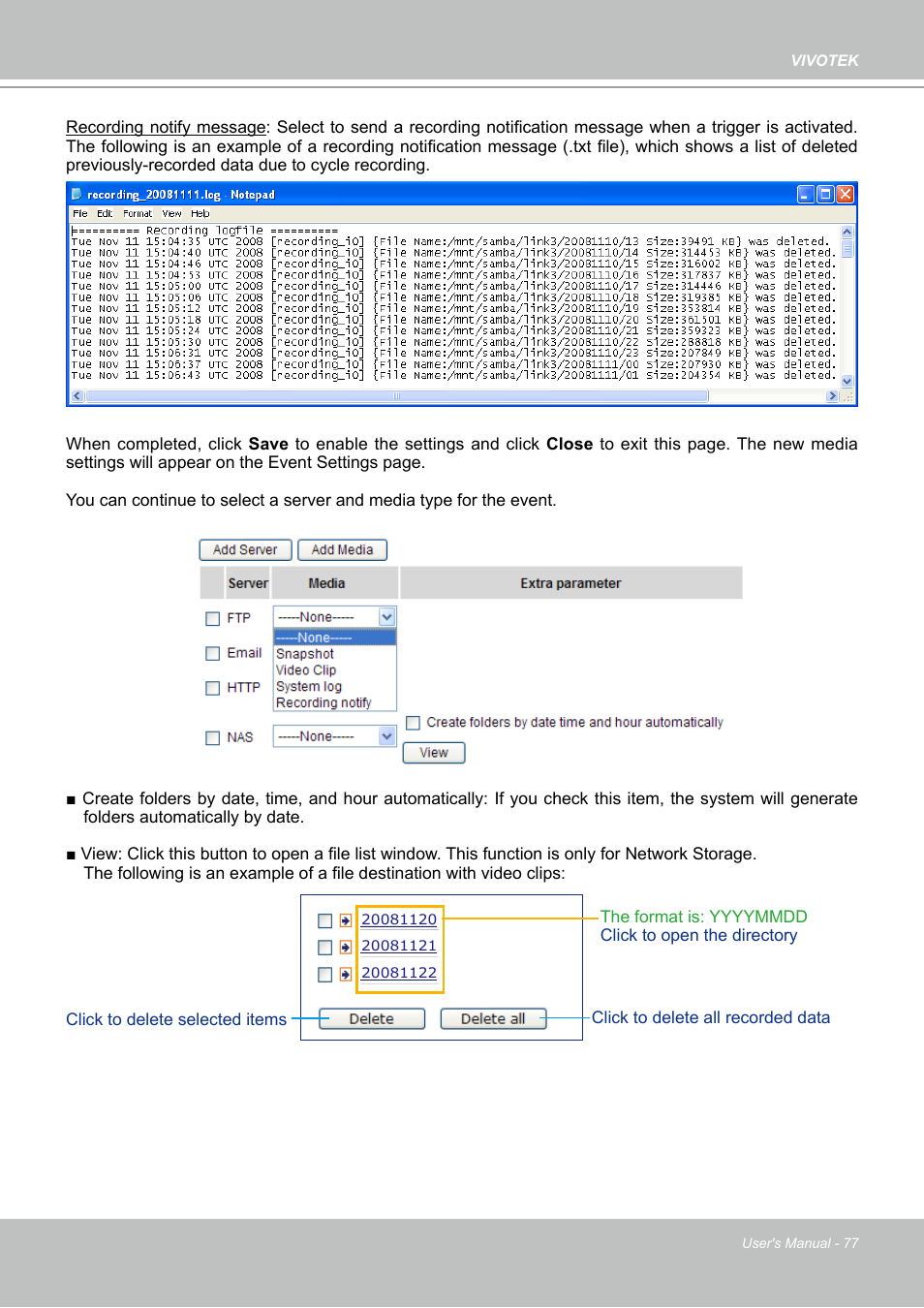 Vivotek PZ7132 User Manual | Page 77 / 130