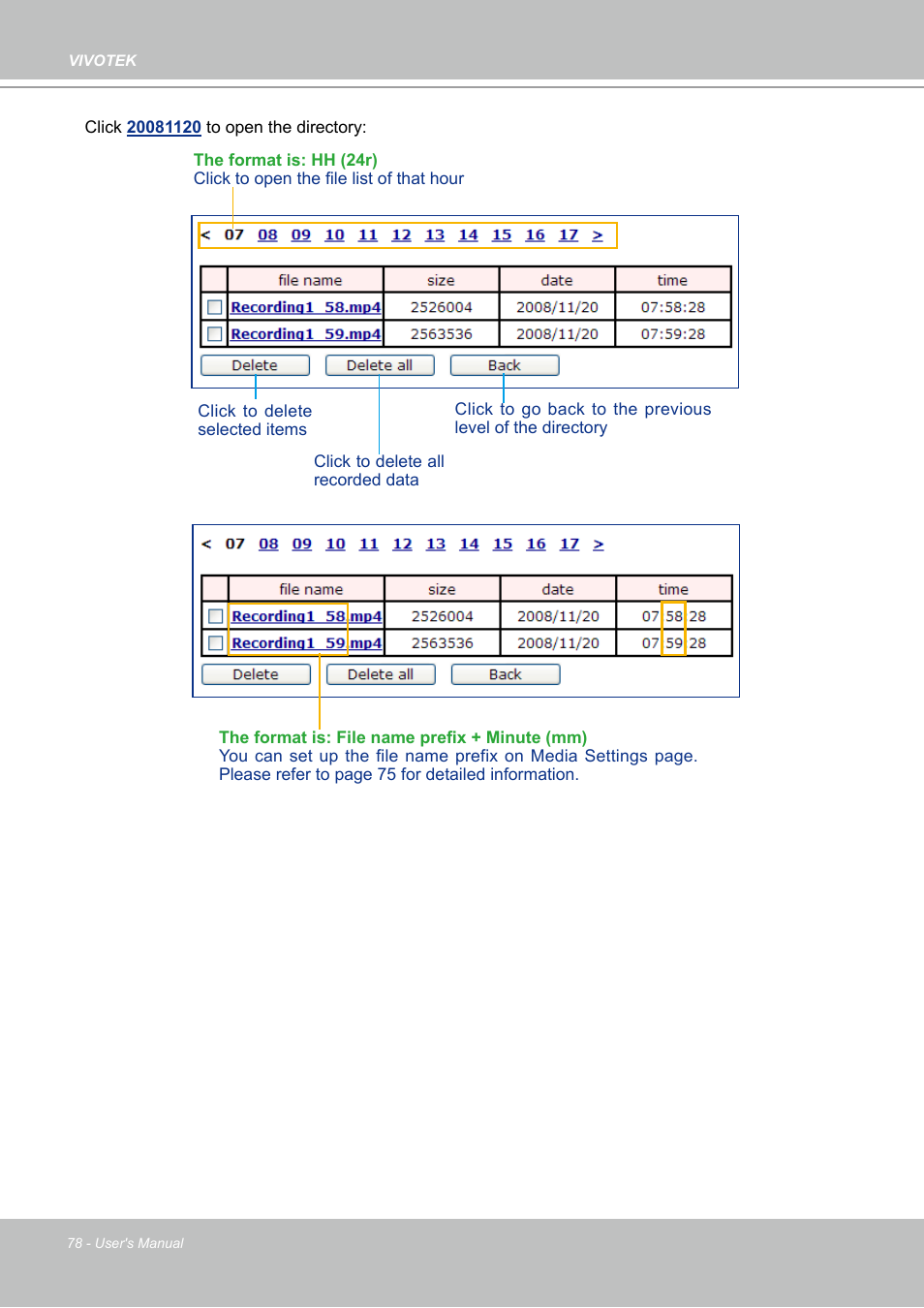 Vivotek PZ7132 User Manual | Page 78 / 130