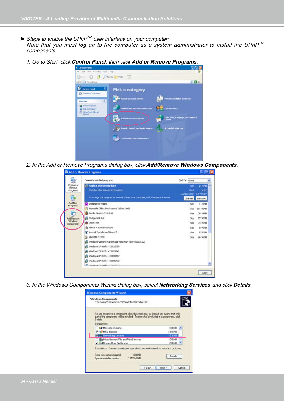 Vivotek IP7130 User Manual | Page 34 / 125