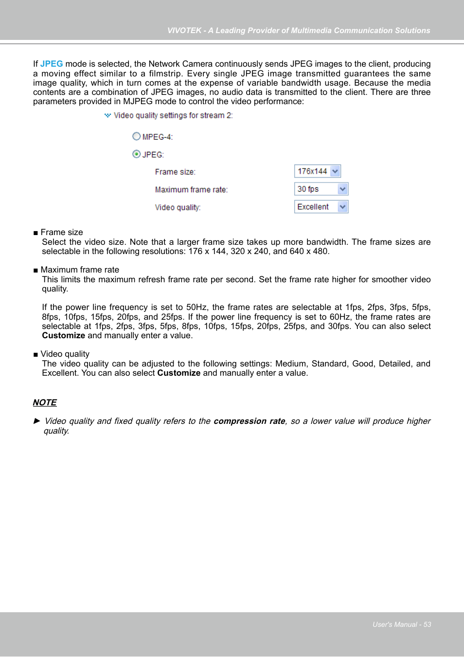 Vivotek IP7130 User Manual | Page 53 / 125
