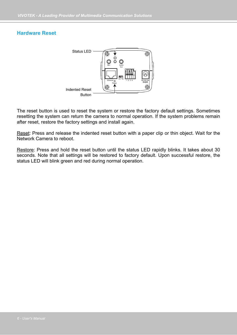 Vivotek IP7130 User Manual | Page 6 / 125