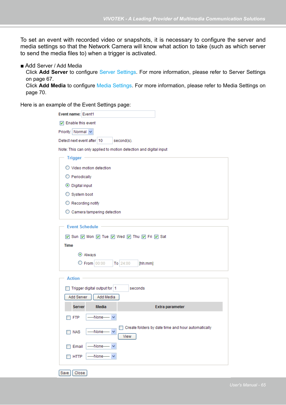 Vivotek IP7130 User Manual | Page 65 / 125
