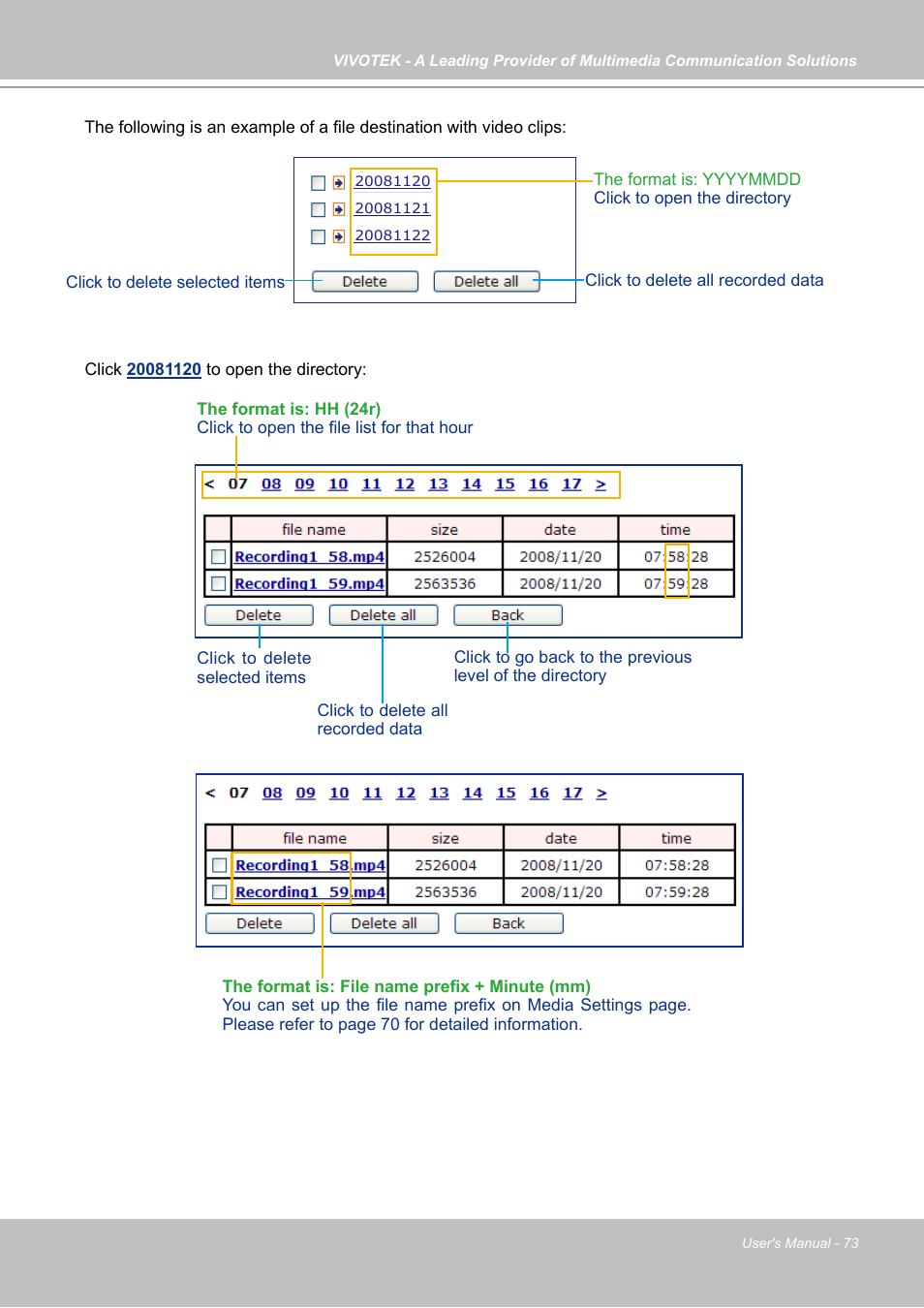 Vivotek IP7130 User Manual | Page 73 / 125