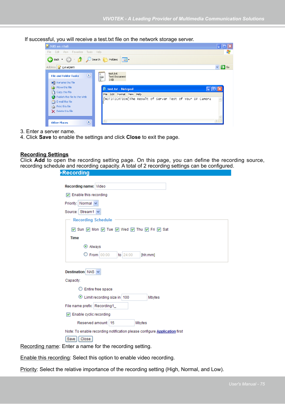Vivotek IP7130 User Manual | Page 75 / 125
