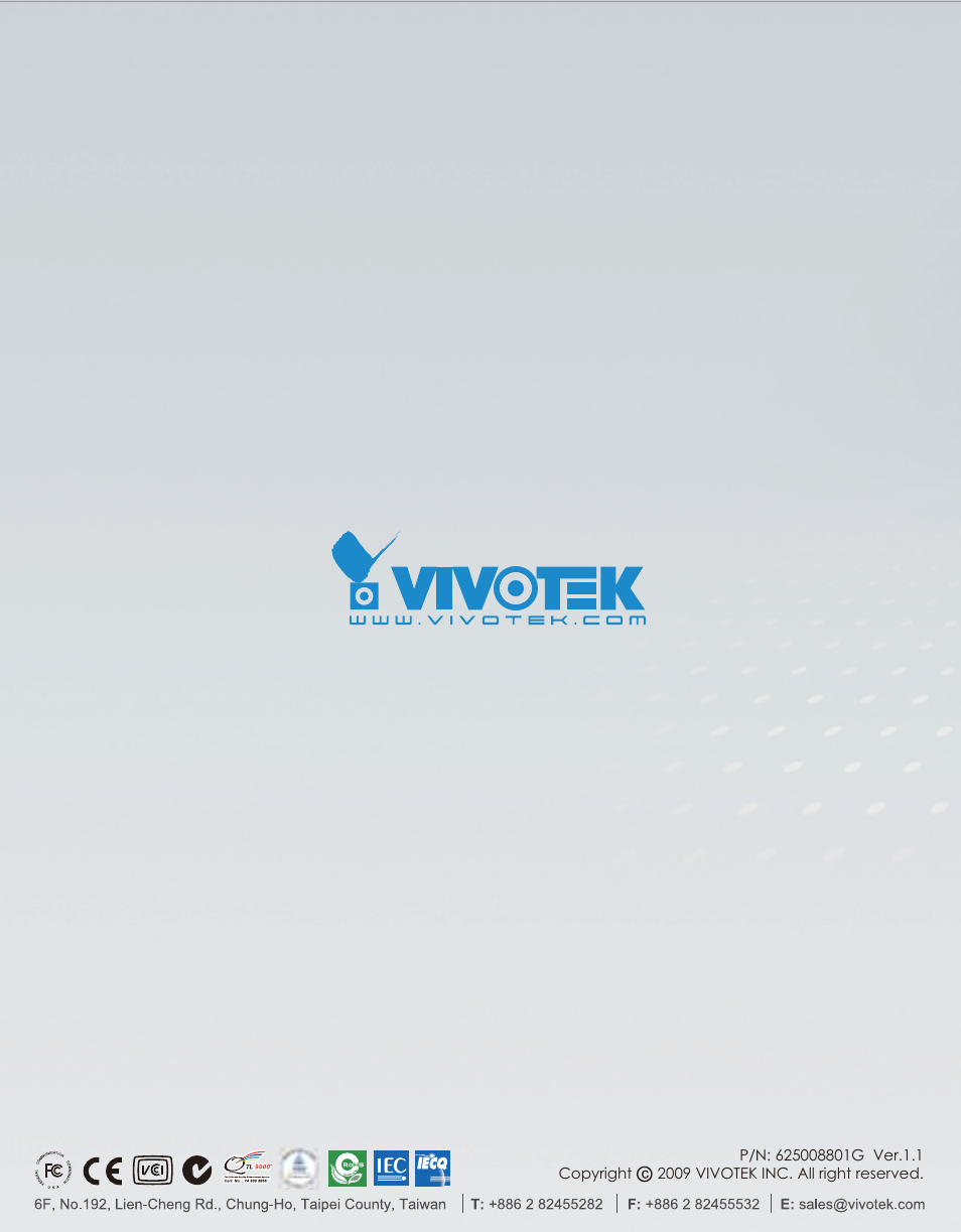 Vivotek FD7130 User Manual | Page 14 / 14
