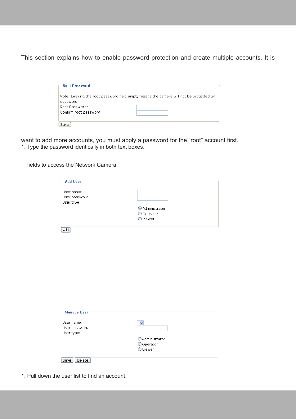 Security | Vivotek IP7251 User Manual | Page 23 / 109