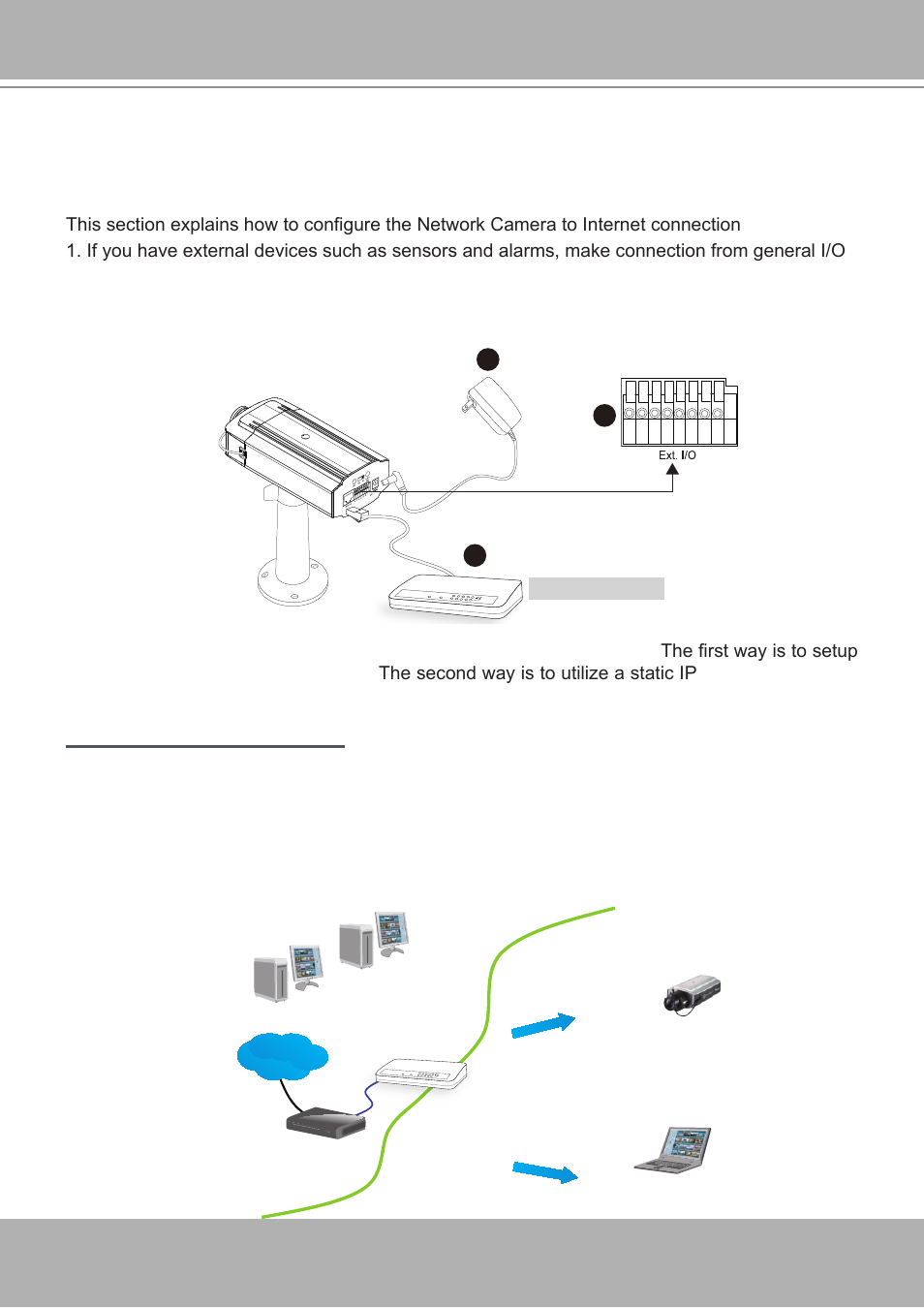 Network deployment, Setup the network camera over the internet | Vivotek IP7251 User Manual | Page 7 / 109