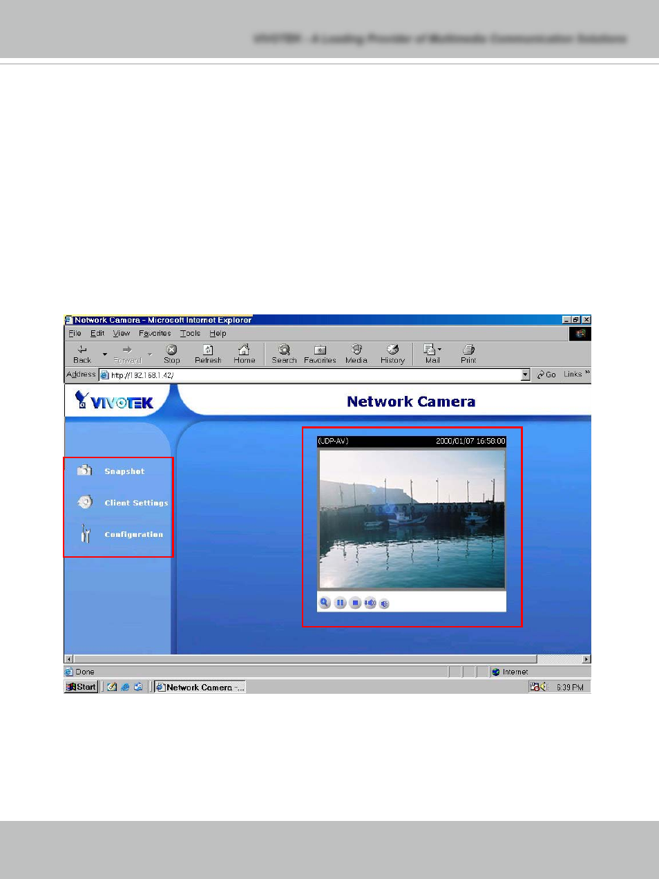 Installing plug-in, Primary user’s capability, Main screen with camera view | Vivotek IP71353 User Manual | Page 13 / 67
