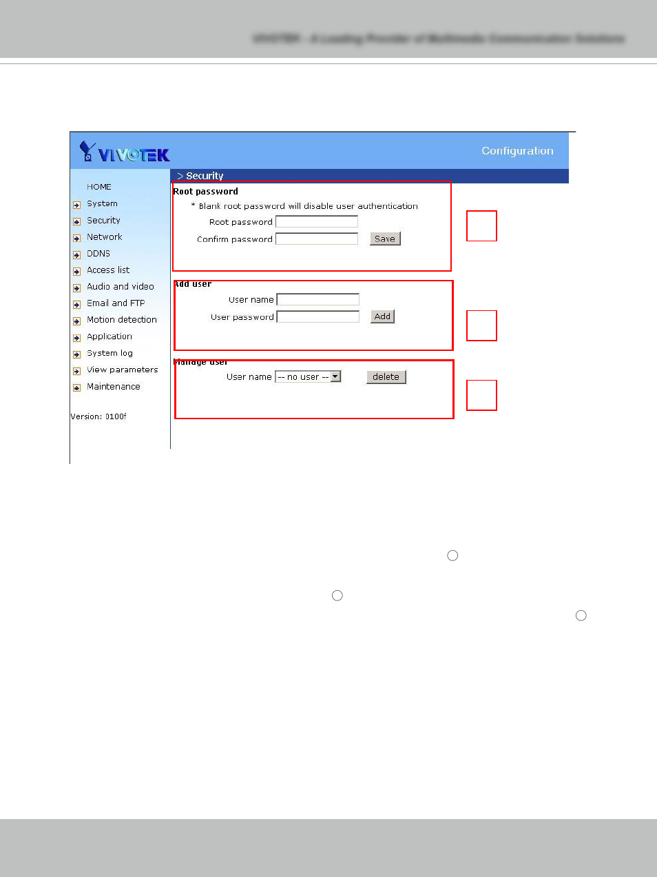 Opening accounts for new users | Vivotek IP71353 User Manual | Page 21 / 67