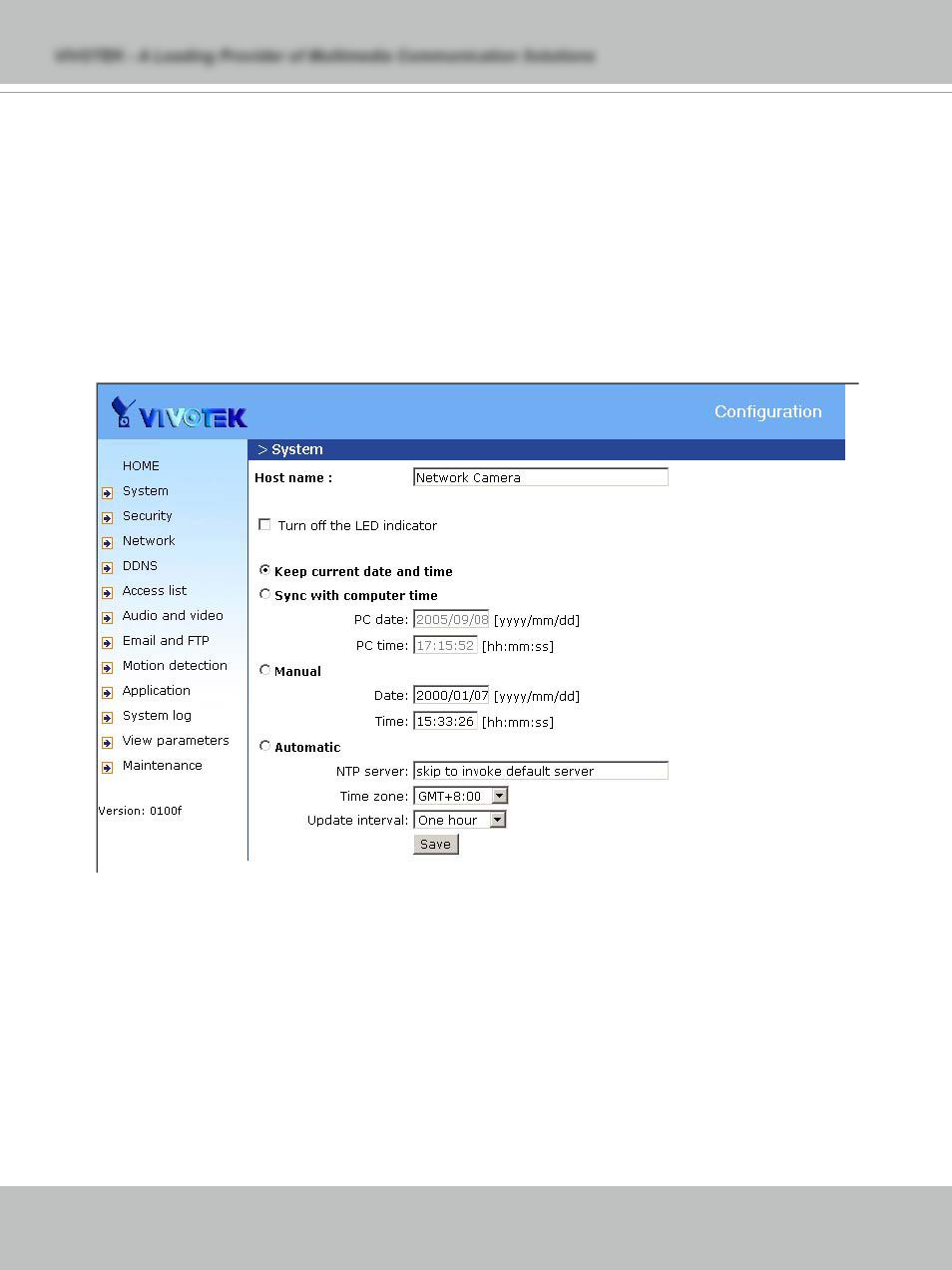 Definitions in configuration, System parameters | Vivotek IP71353 User Manual | Page 24 / 67