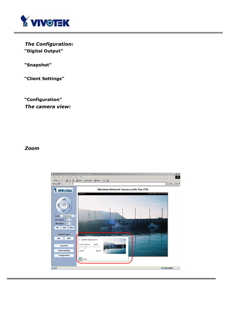Vivotek PT3114 User Manual | Page 18 / 70
