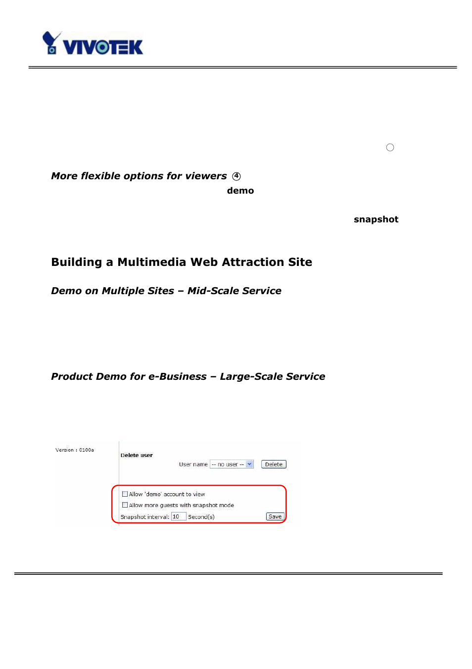 Building a multimedia web attraction site | Vivotek PT3114 User Manual | Page 25 / 70