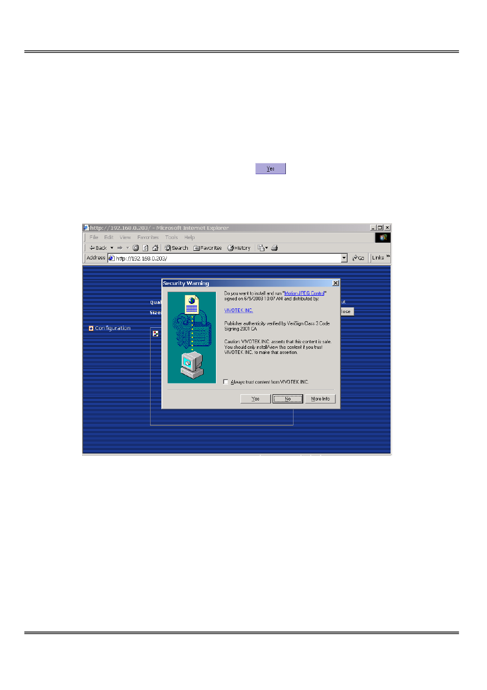 Installing plug-in | Vivotek IP2112 User Manual | Page 18 / 69