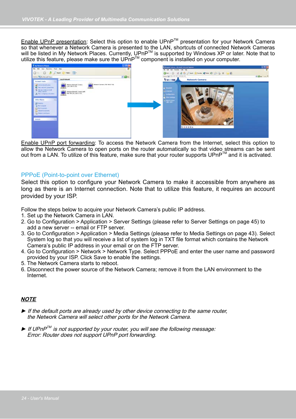 Vivotek IP7133 (WIRED) User Manual | Page 24 / 90